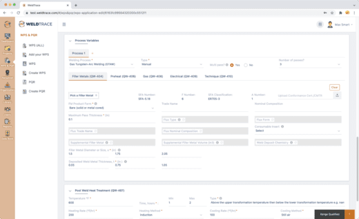 WPS field validations